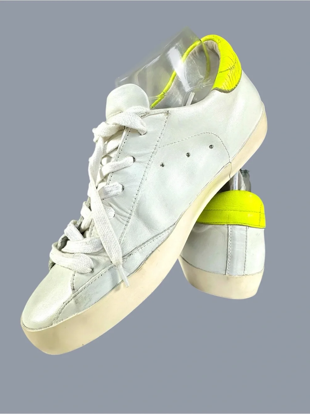 Philippe Model Paris Women’s Leather Gum Sole Sneakers